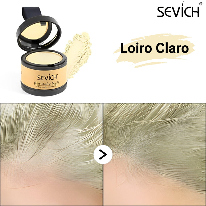 Pó Capilar HairFix SEVÍCH – Fim das Falhas e Raízes Expostas