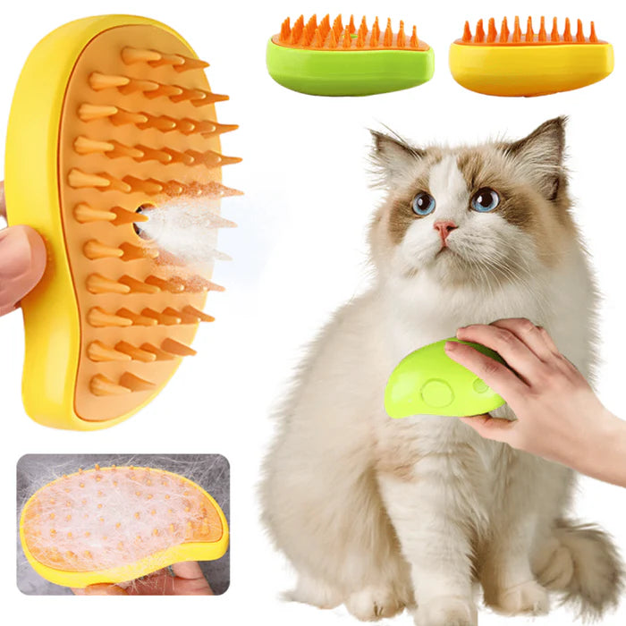 Escova a Vapor VapoClean™ – Spa Profissional em Casa para Seu Pet