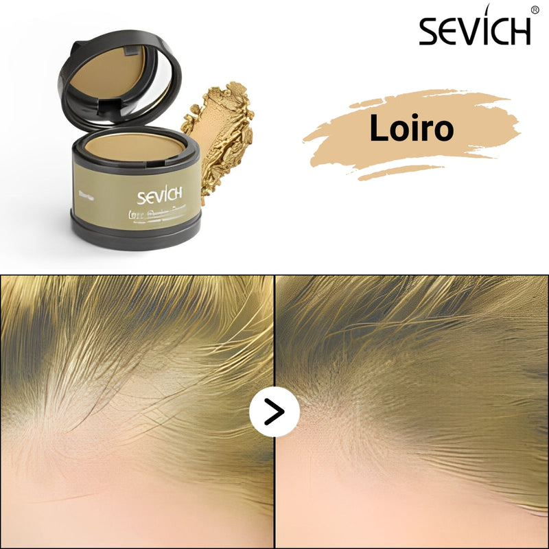 Pó Capilar HairFix SEVÍCH – Fim das Falhas e Raízes Expostas