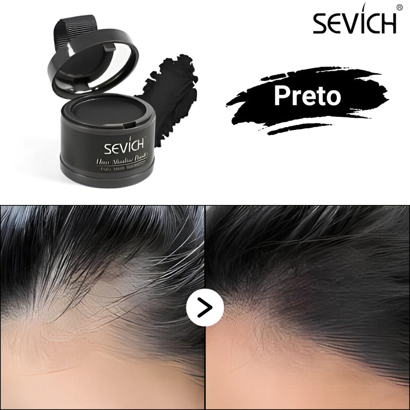 Pó Capilar HairFix SEVÍCH – Fim das Falhas e Raízes Expostas
