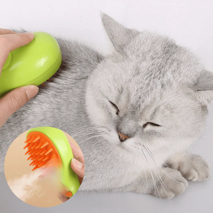 Escova a Vapor VapoClean™ – Spa Profissional em Casa para Seu Pet