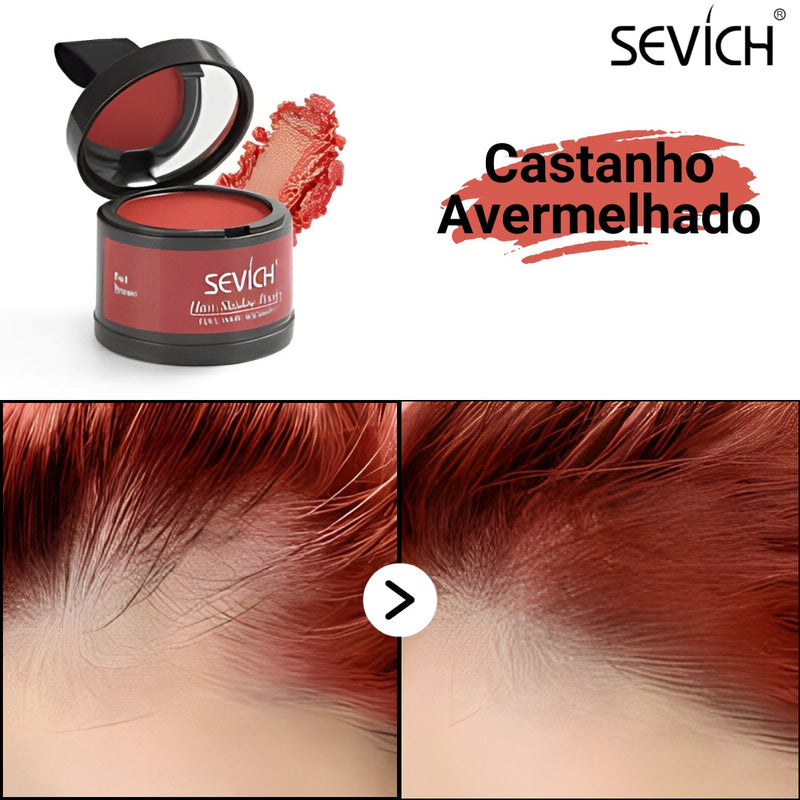 Pó Capilar HairFix SEVÍCH – Fim das Falhas e Raízes Expostas