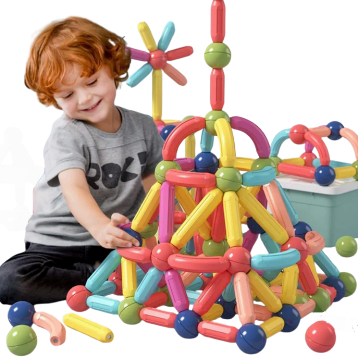 Blocos de Montar Magnéticos Montekids