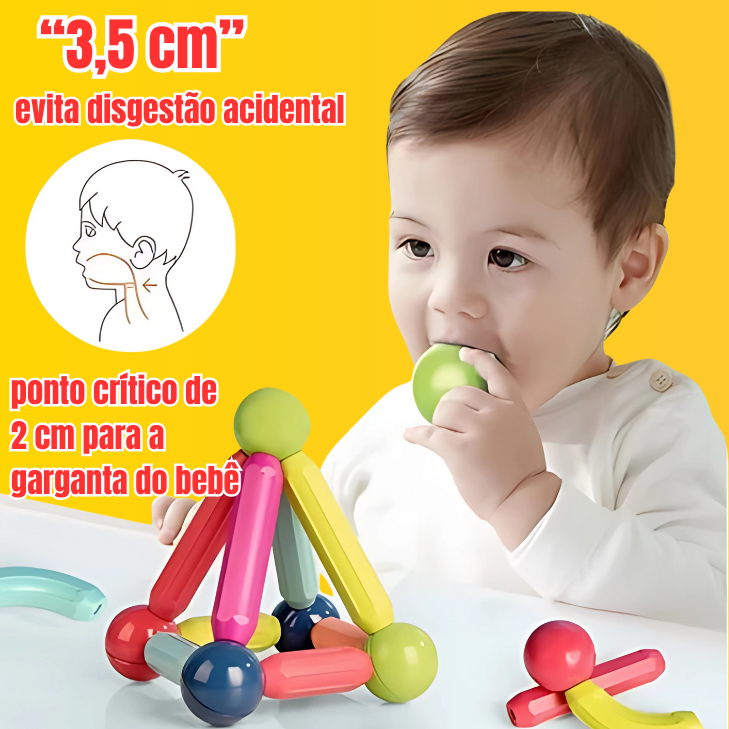 Blocos de Montar Magnéticos Montekids