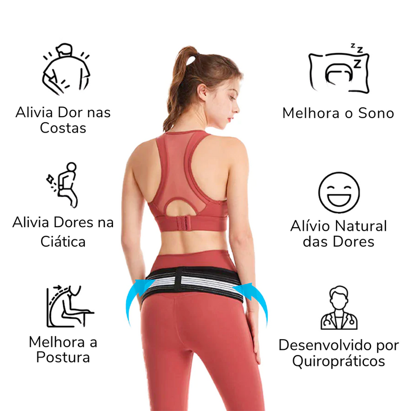 Cinto para dor nas costas Lumbofit