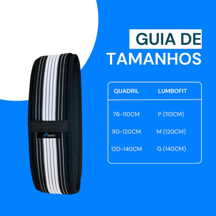 Cinto para dor nas costas Lumbofit