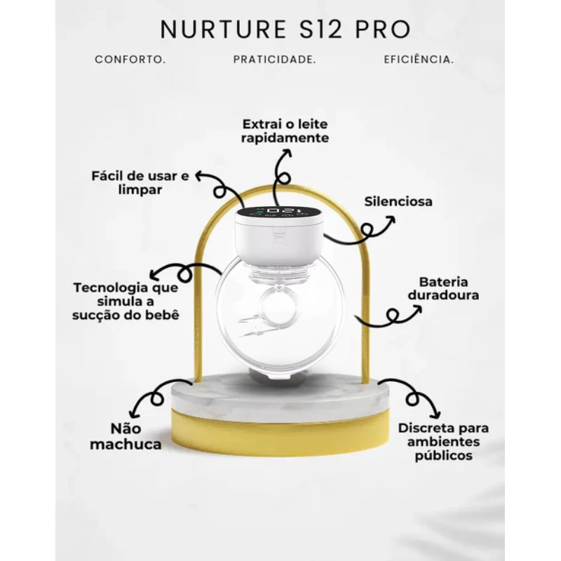 Compre 1 Leve 2 | NurturePro S12 – Fim da Dor e Mãos Livres