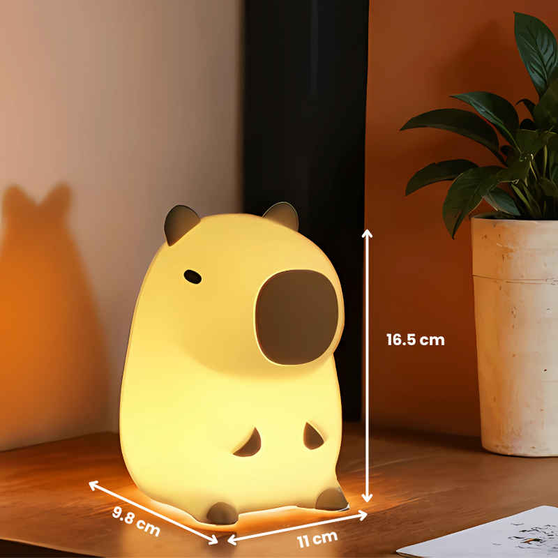 Luminária CapiLight™ – A Luz Aconchegante que Encanta o Quarto