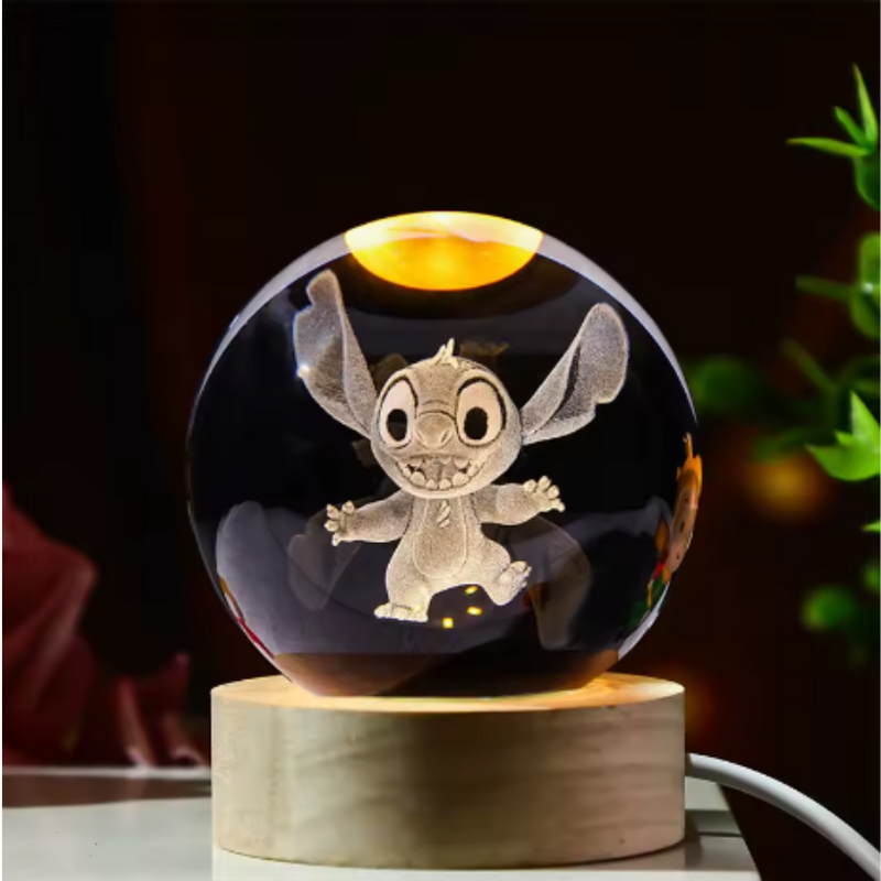 Luminária StitchCrystal™ – Sono Tranquilo com Estilo e Magia