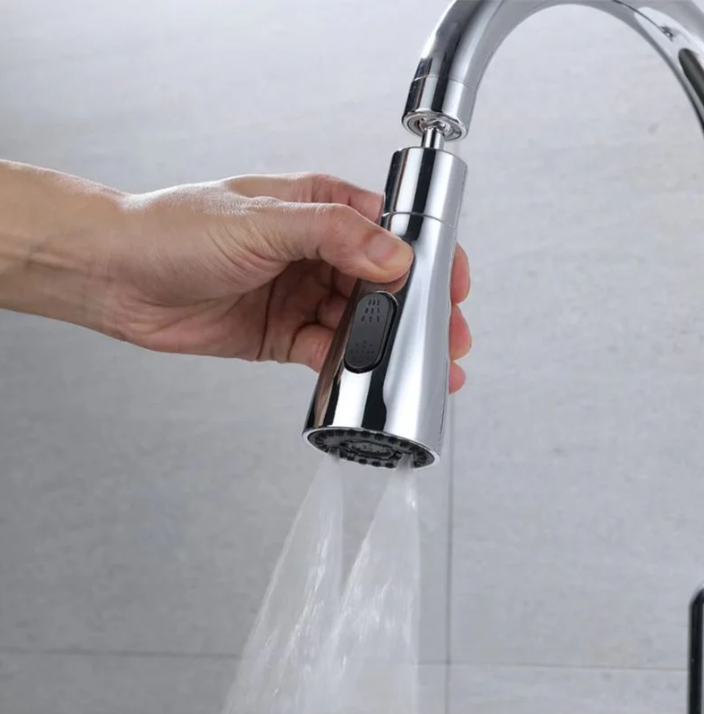 Adaptador de Torneira HydraTwist® | 3 Jatos com Economia de Água