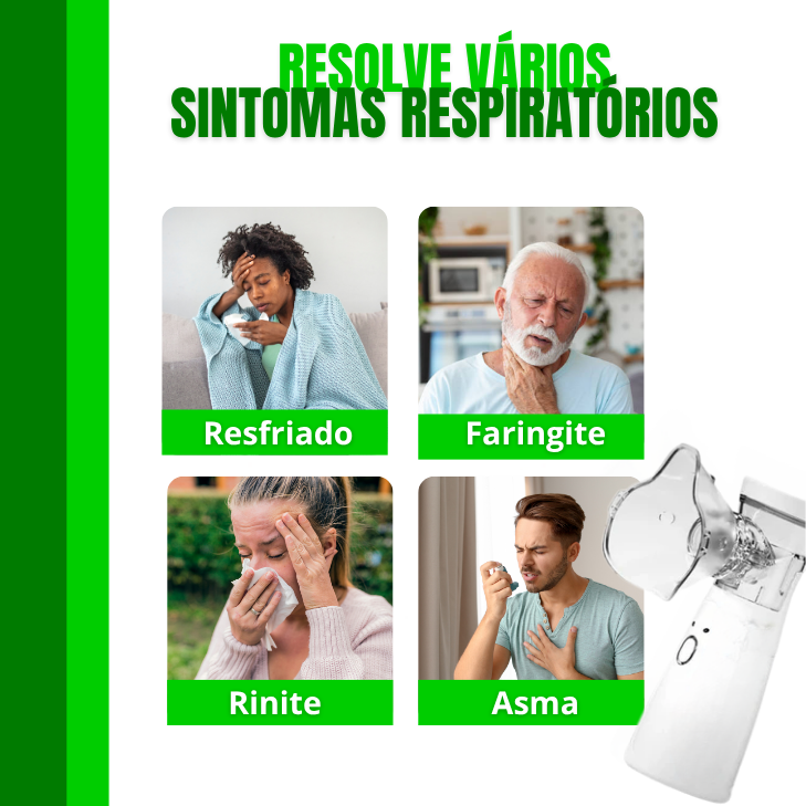 Inalador Portátil Ultra Silencioso