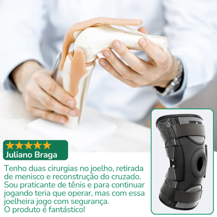 Joelheira Articulada com tecnologia Gel Pad Lifent