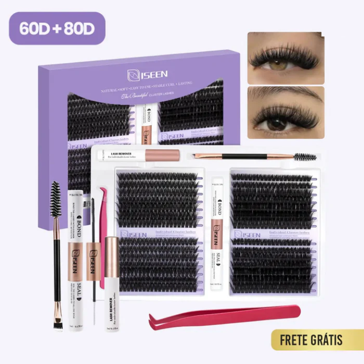 Kit de Extensão de Cílios LadyUp
