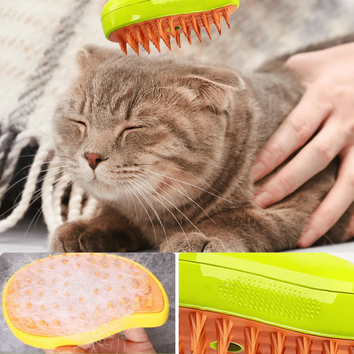 Escova a Vapor VapoClean™ – Spa Profissional em Casa para Seu Pet