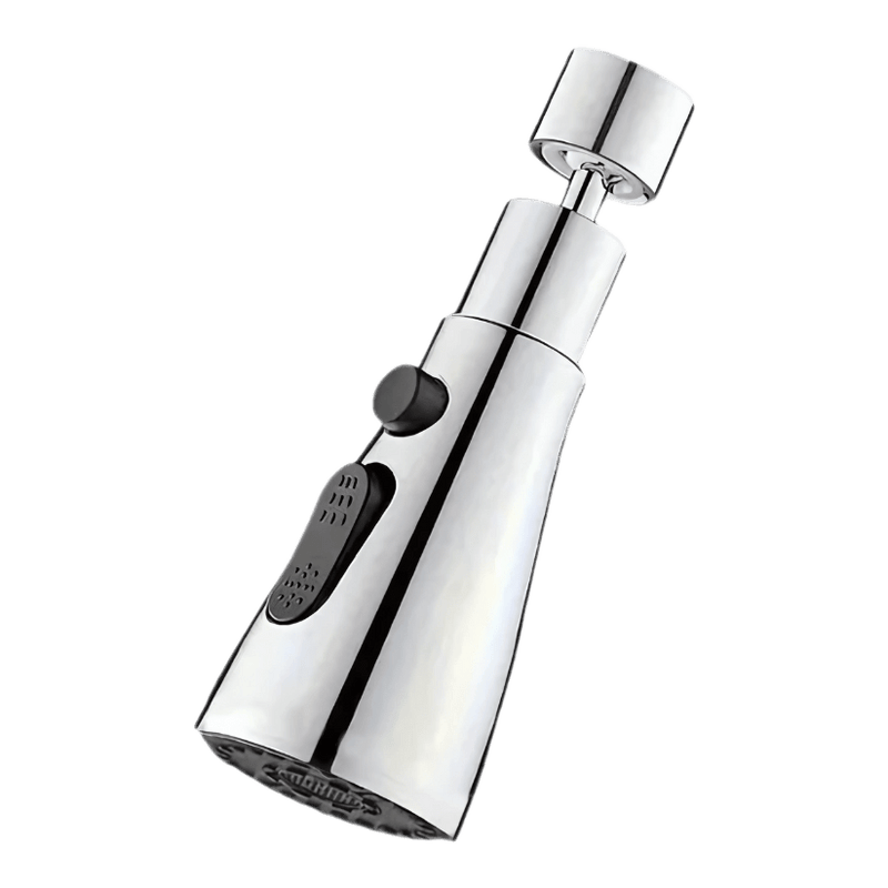 Adaptador de Torneira HydraTwist® | 3 Jatos com Economia de Água em Prata da categoria Adaptador de Torneira P1 na ShopBran