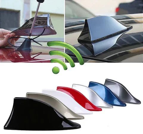 Antena Tubarão Universal para Carro em Preto da categoria Antena Tubarão Universal para Carro na ShopBran