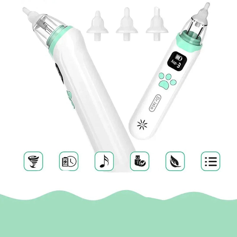 Aspirador Nasal Portátil Infantil Silencioso e Recarregável em da categoria Aspirador Nasal Portátil Infantil Silencioso na ShopBran