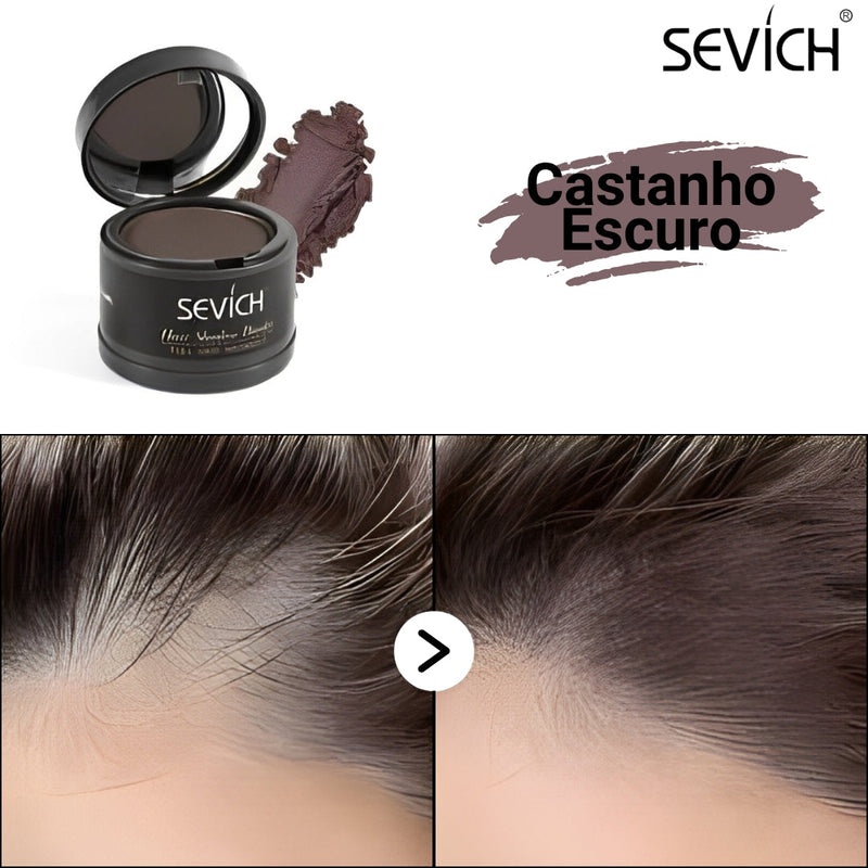 Pó Capilar HairFix SEVÍCH – Fim das Falhas e Raízes Expostas
