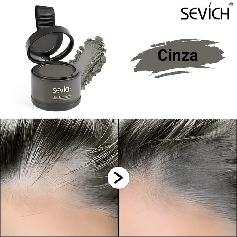 Pó Capilar HairFix SEVÍCH – Fim das Falhas e Raízes Expostas