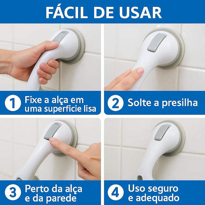 Barra de Apoio Portátil para Banheiro - SafeGrip - Segurança no Banheiro em 1 Unidade da categoria Barra de Apoio P4 na ShopBran