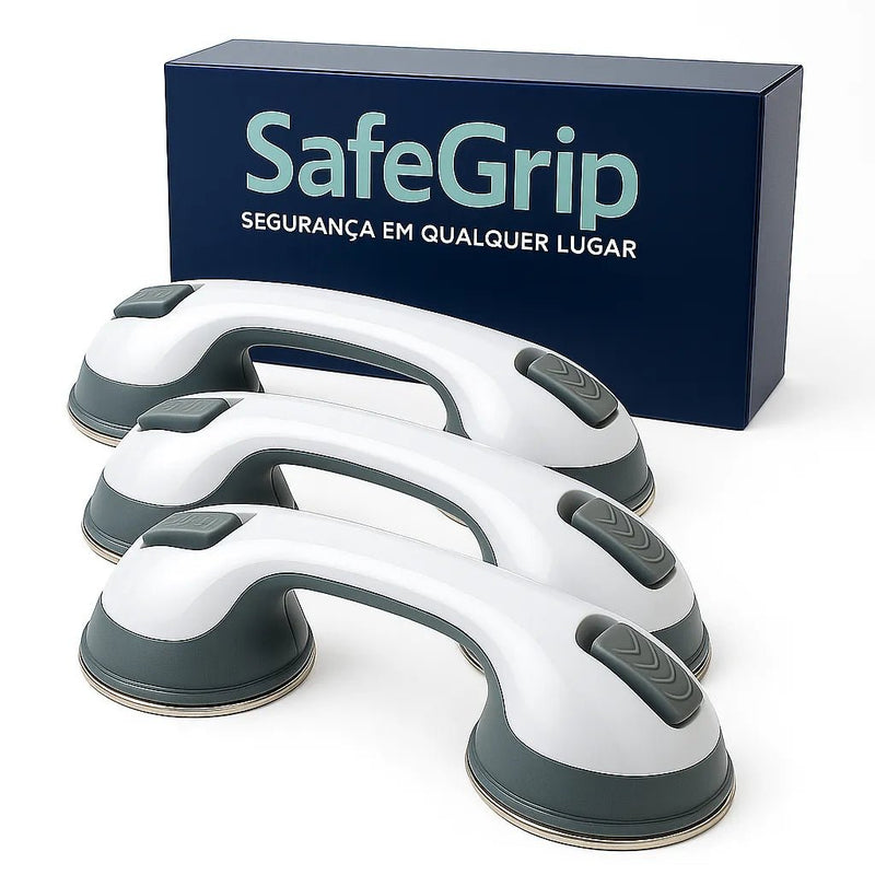 Barra de Apoio Portátil para Banheiro - SafeGrip - Segurança no Banheiro em 3 Unidades da categoria Barra de Apoio P4 na ShopBran