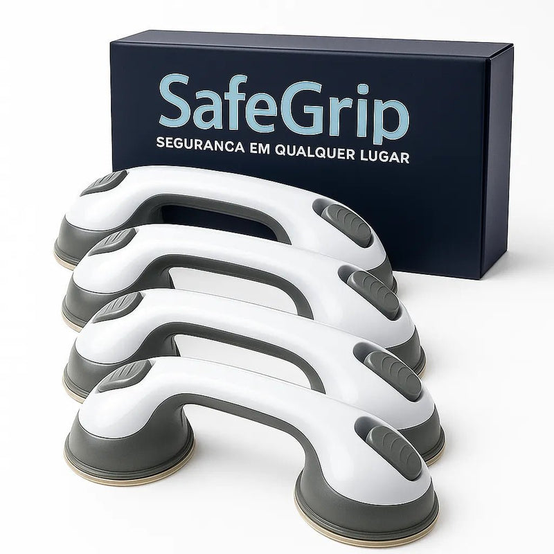 Barra de Apoio Portátil para Banheiro - SafeGrip - Segurança no Banheiro em 4 Unidades da categoria Barra de Apoio P4 na ShopBran