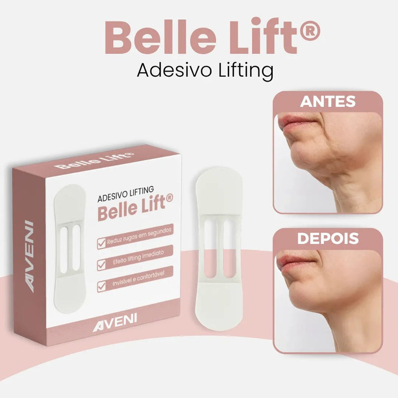 Belle Lift® - Adesivo Lifting Antirrugas e Contra Flacidez no Pescoço em Bege da categoria Adesivo Belle Lift P3 na ShopBran