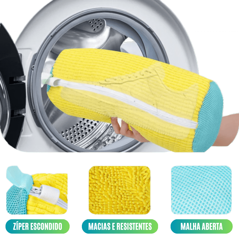 Bolsa Lavadora MagicShoeBag™ – Chega de Sapato Deformado na Máquina em 1 unidade da categoria MagicShoeBag P1 na ShopBran