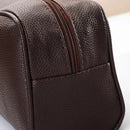 Bolsa Necessaire Masculina de Couro em Preto da categoria Bolsa Necessaire Masculina de Couro na ShopBran