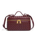 Bolsa Tote Trançada Bárbara - Você Única e Inesquecível em Vinho da categoria Bolsa Tote P3 na ShopBran