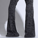 Calça Modeladora Flare Cós Alto Mescla - Silhueta Perfeita em Segundos em P da categoria Calça Modeladora P4 na ShopBran