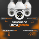 Câmera TotalGuard - Disfarce de Lâmpada, Instala em 5 Minutos Sem Furar em 1 Unidade da categoria Câmera TotalGuard P3 na ShopBran