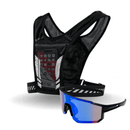 Combo Tático StormVision® – Leveza e Estilo para Alta Performance em Colete + Óculos Preto Lente Blue Flame da categoria Combo Tático P1 na ShopBran