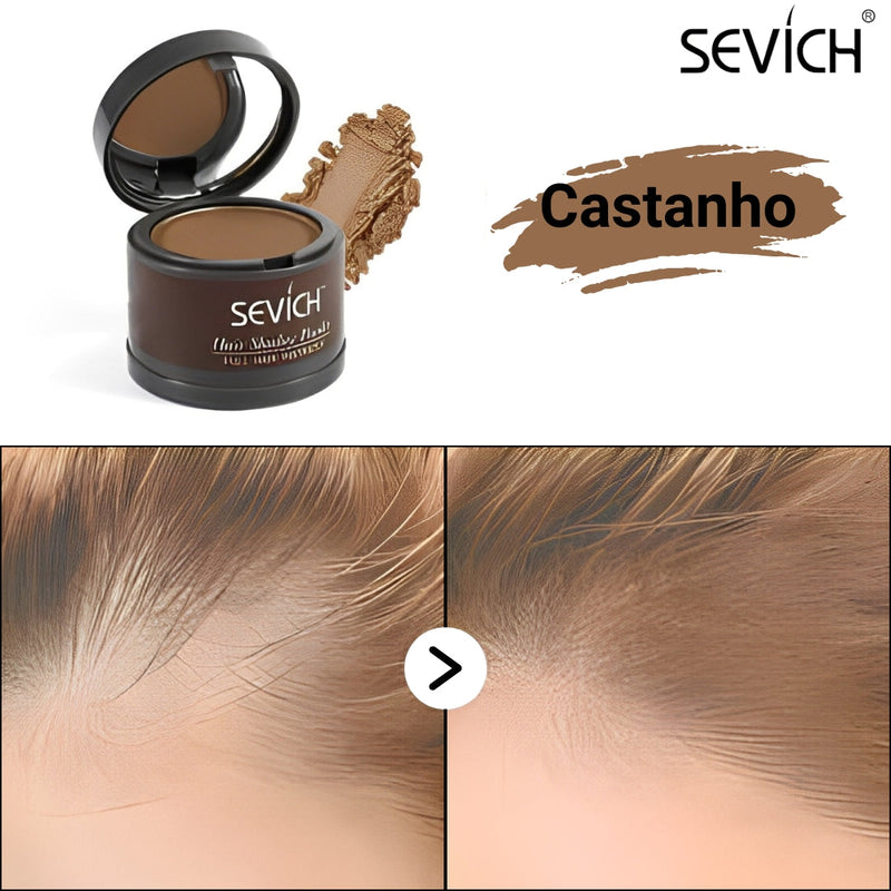 Pó Capilar HairFix SEVÍCH – Fim das Falhas e Raízes Expostas