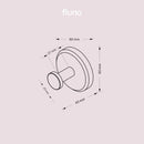 Fluno Sup™ - Gancho Ventosa Premium Banheiro e Cozinha - 1 Leve 2 em Dourado da categoria Fluno Sup P3 na ShopBran