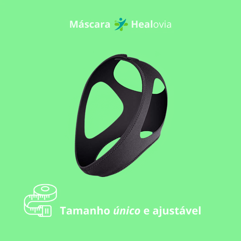 Máscara Healovia — Sua Noite Livre da Apneia e do Cansaço em Preto Básico da categoria Máscara para Apneia P1 na ShopBran