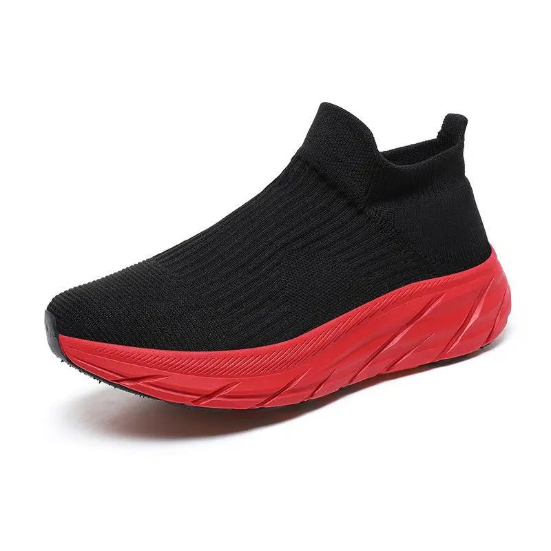 Tênis Ortopédico Mesh Yogui - Esporão Calcâneo Eliminado em Preto e Vermelho da categoria Tênis Ortopedico Yogui P3 na ShopBran