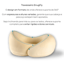 Travesseiro de Viagem SnugFlySnugFly - Fim da Dor Cervical em Viagens em Rosa da categoria Travesseiro de Viagem P4 na ShopBran