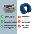 Travesseiro de Viagem SnugFlySnugFly - Fim da Dor Cervical em Viagens em Rosa da categoria Travesseiro de Viagem P4 na ShopBran