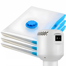 Vacuum Pro – Kit Compactador com Bomba Elétrica - Leve o Dobro de Roupas em Bomba 110v + 5 Sacos (50x60cm) da categoria Vacuum Pro P4 na ShopBran