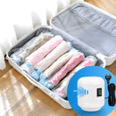 Vacuum Pro – Kit Compactador com Bomba Elétrica - Leve o Dobro de Roupas em Bomba 110v + 5 Sacos (50x60cm) da categoria Vacuum Pro P4 na ShopBran